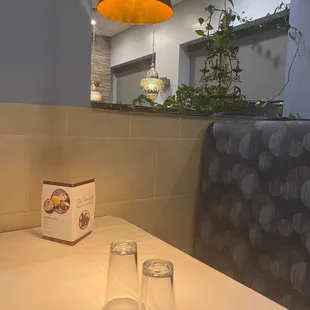 Loved that they used white table cloths for every table!