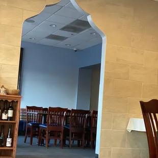 The other side of the restaurant for private events.