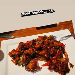 a plate of food on a table