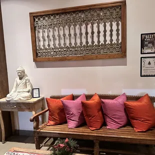 interior, sushi and sashimi