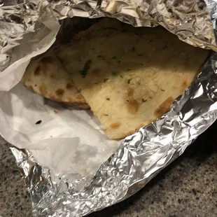 Garlic naan