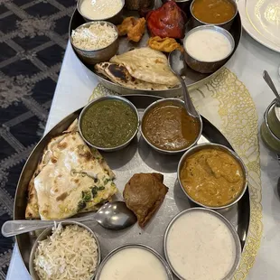 Vegetarian Thali Non Vegetarian Thali