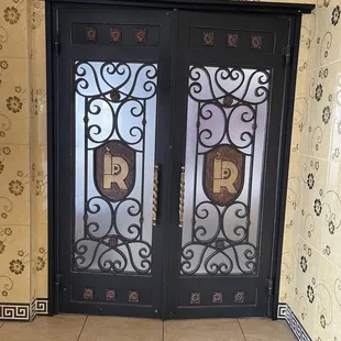 Doors to banquet hall