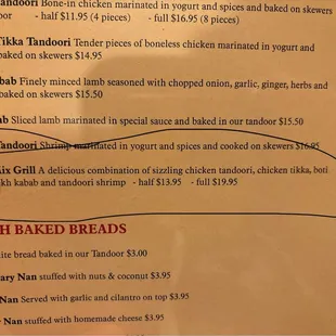 My dinner choice