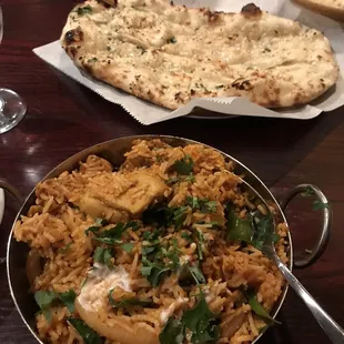 Nan and Biryani