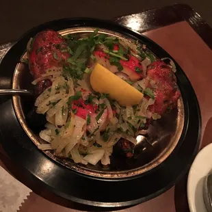 Sizzling chicken tandoori!