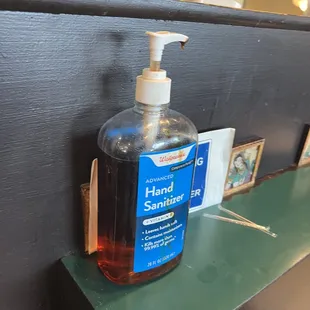 I think I would want hand sanitizer after using this hand sanitizer by the host stand. Is it bourbon?
