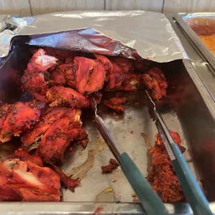 The yummy Tandoori chicken