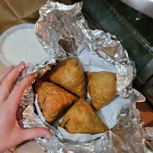 Lamb samosa