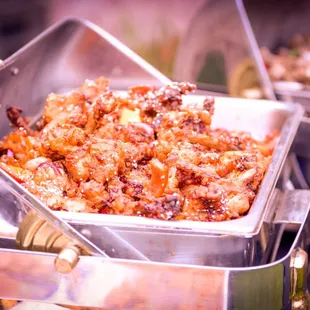 Catered chicken lollipop in authentic style.