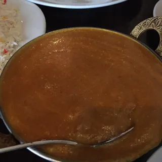 SHRIMP COCONUT CURRY