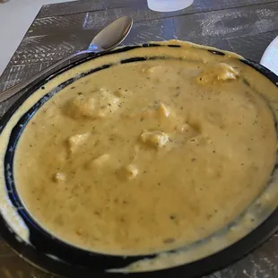 Chicken Korma - slightly sweet, rich, mild curry.