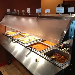 Buffet - they also have a vegetarian side - this is just the meat side 8.99