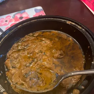 Meat size/ overpriced dish.