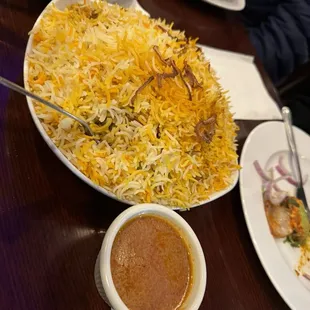 Vegetarian biryani