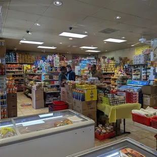 a view of a grocery store