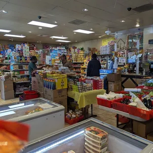 a view of a grocery store