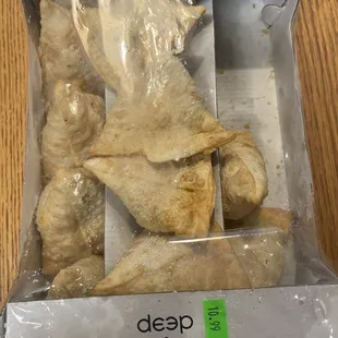 Frozen samosas 15 for $10.99