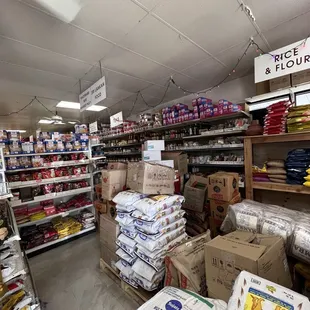 a view of a grocery store