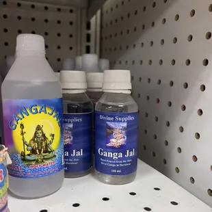 a variety of products on a shelf