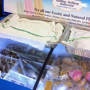 Fresh kulfi ice cream made here