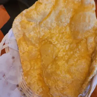 Puri - fried wheat bread - just as tasty as naan