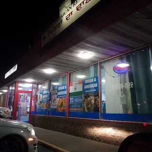 This is their entrance. We ordered take out.