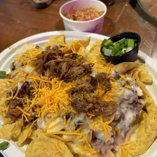 Notches with toppings on the side because my kid is picky