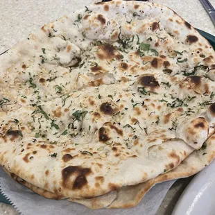 Garlic naan.