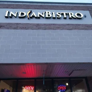 Welcoming storefront.