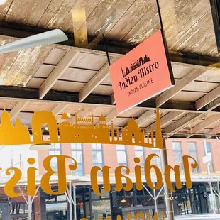 a view of a city from a window