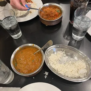 a person eating a meal at a restaurant