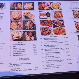 ramen and noodles, menu