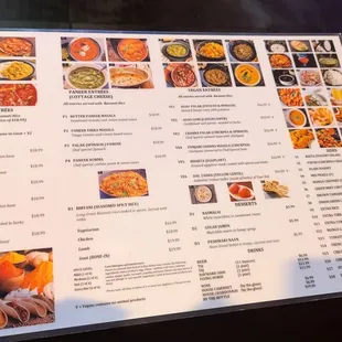 menu, sushi and sashimi