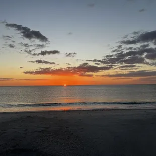 Sunset today, directly across the street from Indian Bistro!