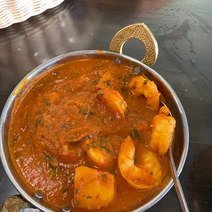 Shrimp vindaloo