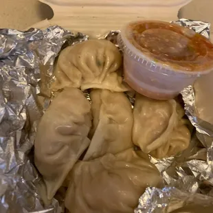 Chicken Momo Plate