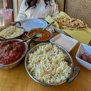 Non veg combo  perfect amount of food for two.