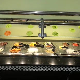 interior, salads
