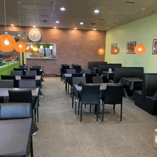 Indian cafe hallway
