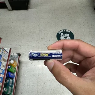 Over-the-counter medicine, like Tums, sold at Indian Cash &amp; Carry