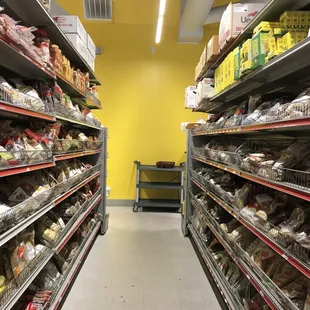 a grocery store aisle