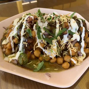 Samosa chaat. Delicious!