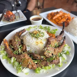 French Lamb Chops Meal