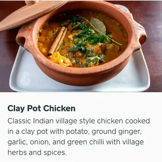 Clay Pot Chicken (come with basmati rice)