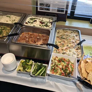 Buffet with different verity