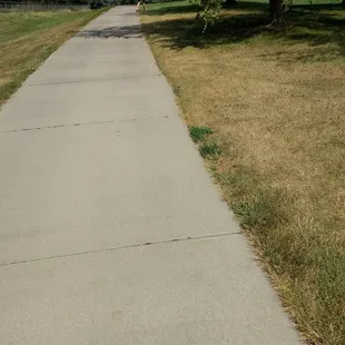 Sidewalks should be sealed soon.