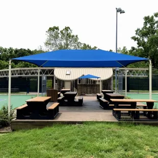 One of the Two Shelter Areas