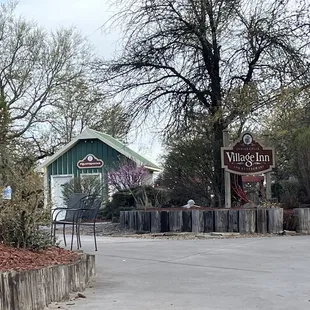 the entrance to the winery