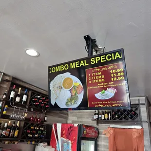 Combo menu prices